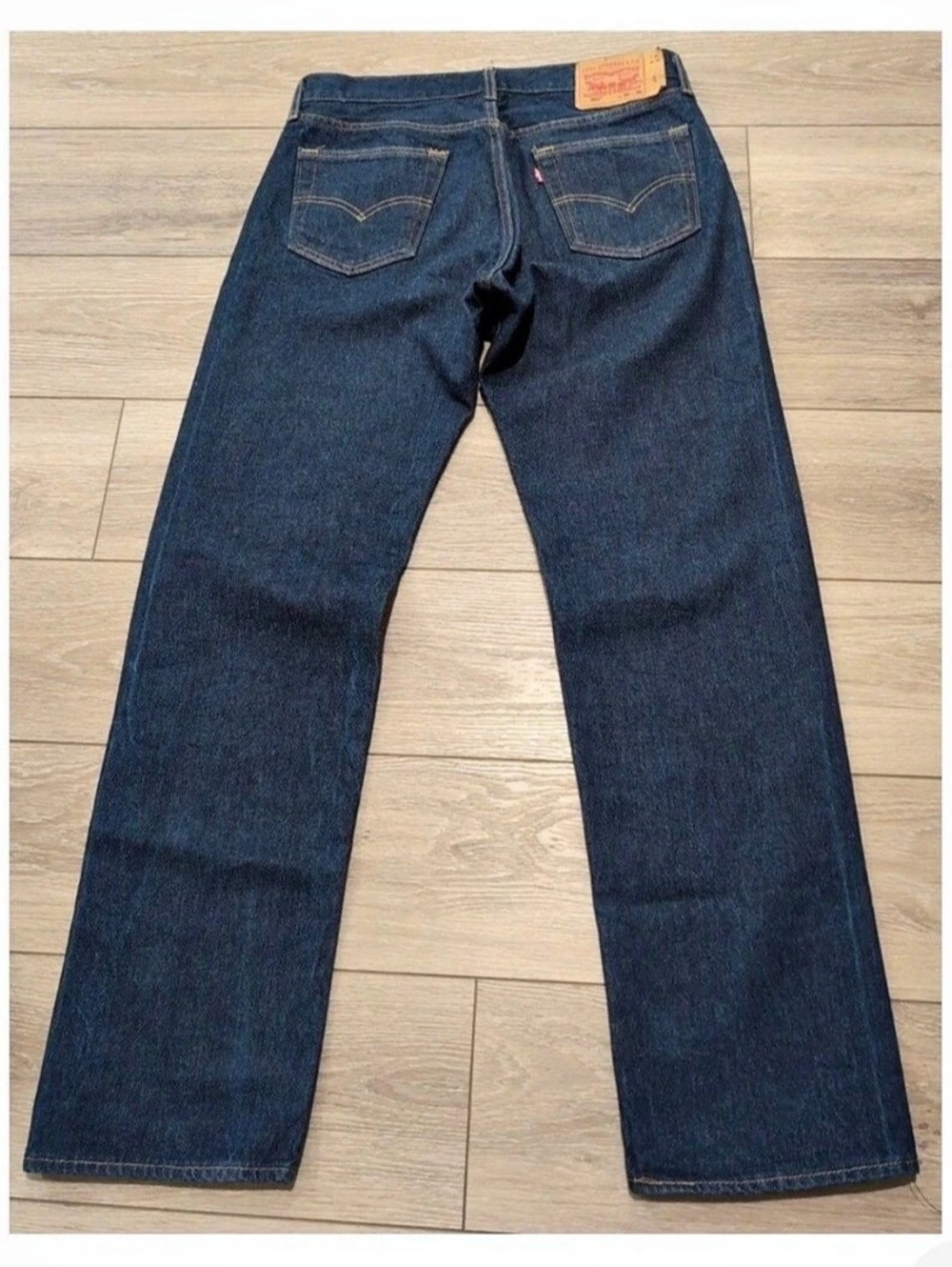 Levi's 501 Original Fit Jeans Straight Leg Jeans in Blue Like New 36x36